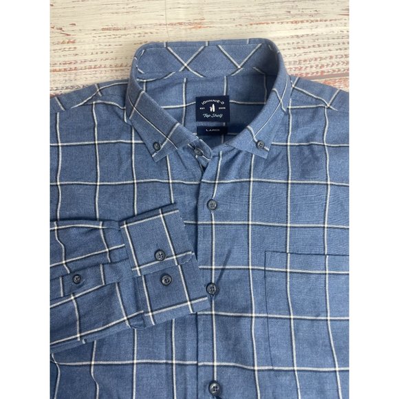 JOHNNIE-O Top Shelf Plaid Flannel Long Sleeve Button Down Shirt‎ sz L $178